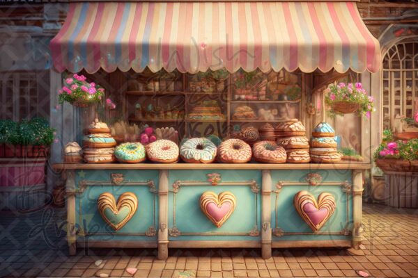 valentine's donuts shop-1