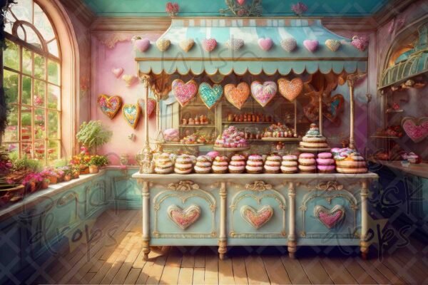 valentine's donuts shop-3
