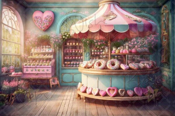 valentine's donuts shop-4
