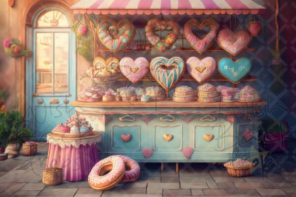 valentine's donuts shop-5