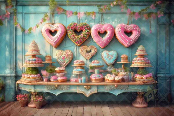 valentine's donuts shop-6