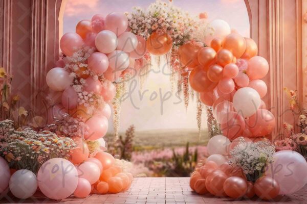 coral-daisies-balloons-2