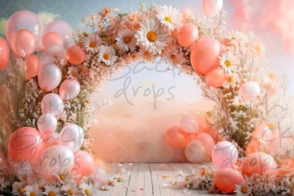 coral-daisies-balloons-5
