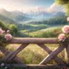 vintage-fence-roses-7